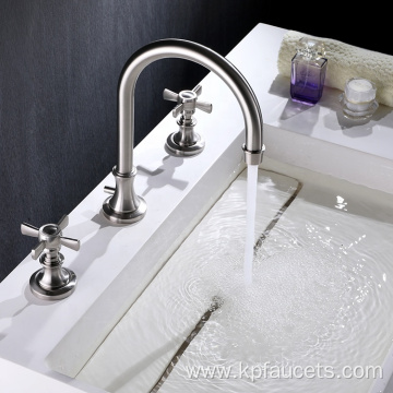 Widespread Bathroom Luxury 3 Hole Faucet